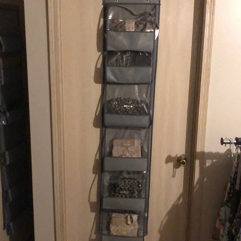6 Pocket Purse Organizer Space Saver Display Protective